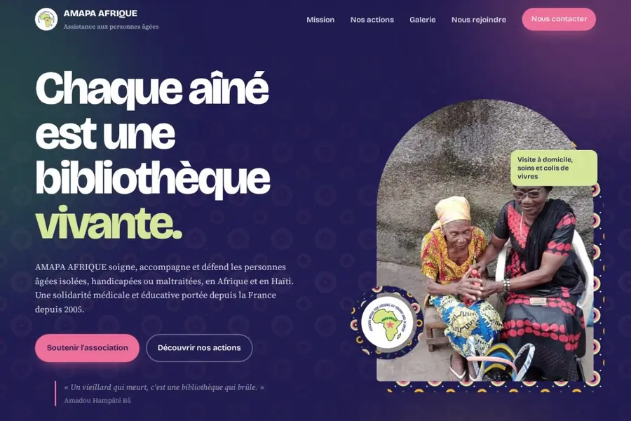 Site AMAPA Afrique