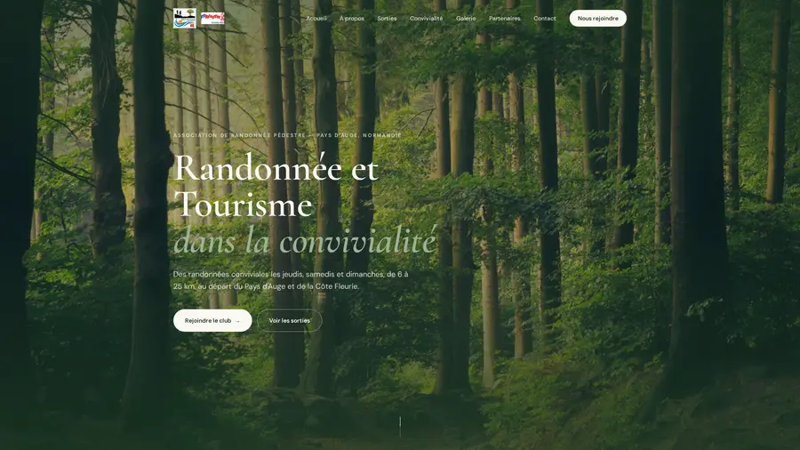 Aperçu du site Cap Rando Normandie