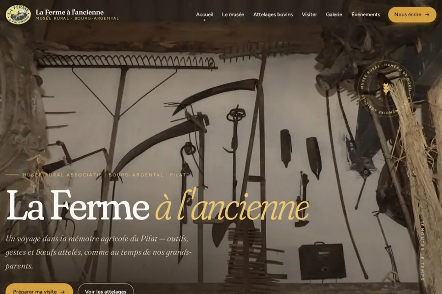 Site La Ferme à l'ancienne