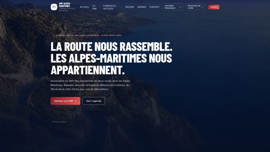 Aperçu du site Alpes-Maritimes