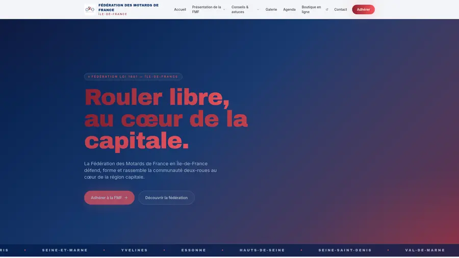Aperçu du site Île-de-France