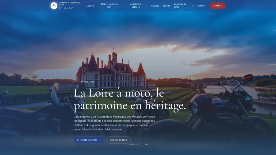 Aperçu du site Pays de la Loire