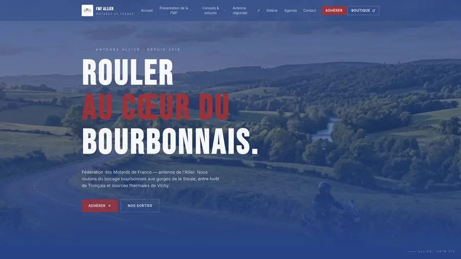 Aperçu du site Allier