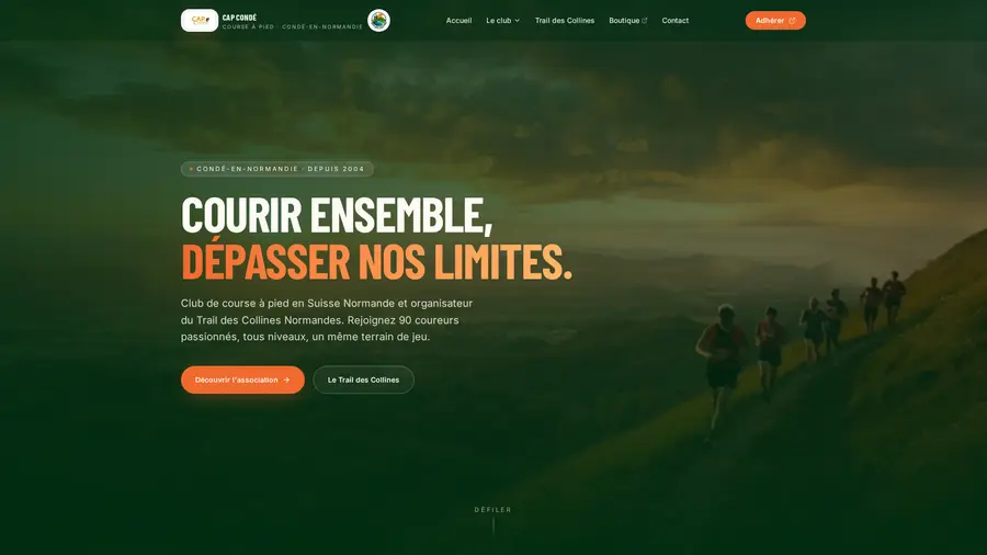 Aperçu du site CAP Condé